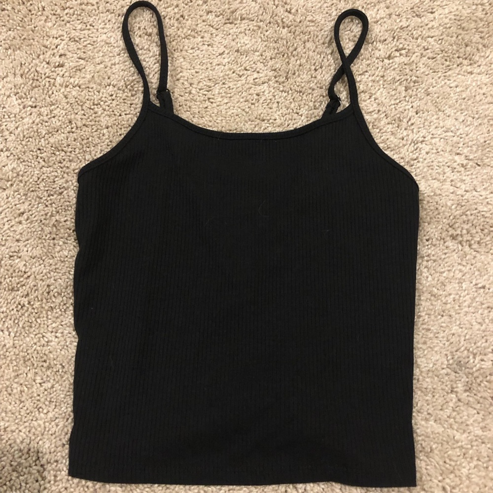 Black tank top, summer tank top